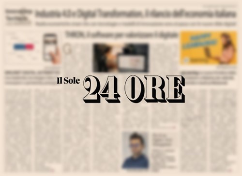 Today 'Il Sole 24 Ore' talks about us